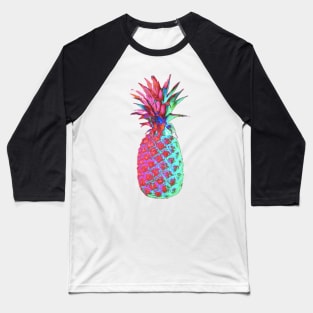 Rainbow Pineapple Baseball T-Shirt